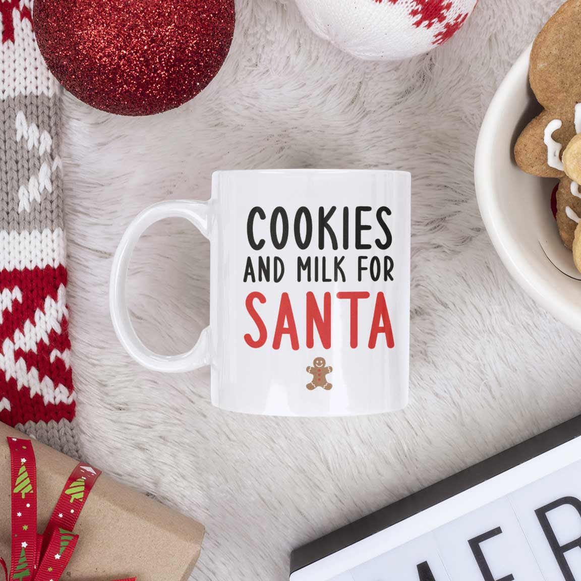 Cookies and Milk for Santa Mug